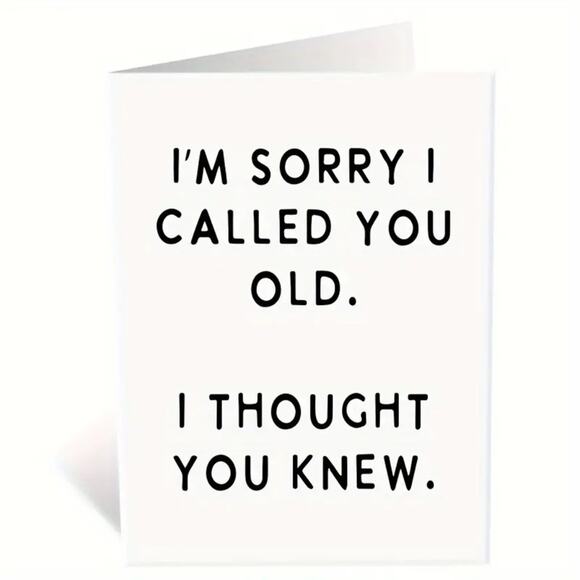 Birthday, Funny Card - 8" x 5" - Picture 2 of 5